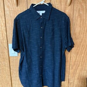 Old Navy Blue Casual Button Down Shirt